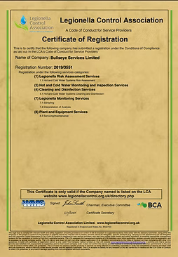 LCA Certificate